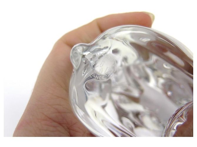 NOVA FIGURINA DE COELHO BACCARAT 8 CM CRISTAL TRANSPARENTE + CAIXA DE FIGURA DE COELHO - vista 4