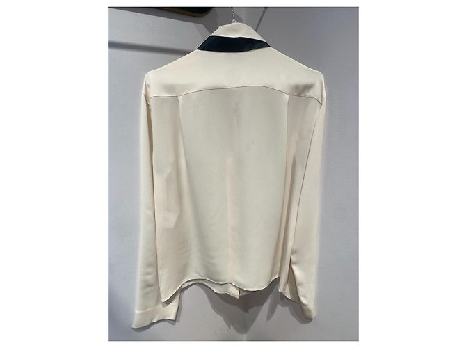 Chanel Top Nero Beige - vista 4