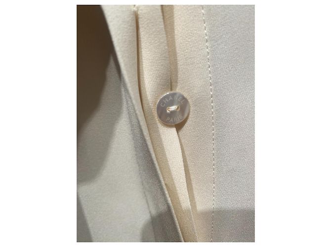 Chanel Top Nero Beige - vista 5