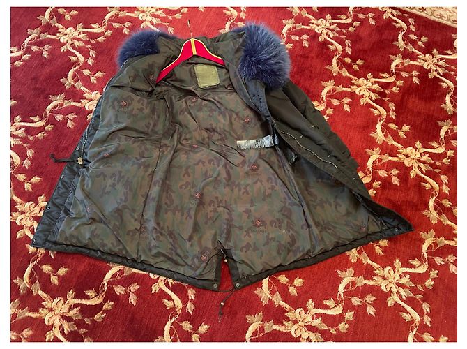 Giacca di pelliccia Mr & Mrs Italy New York nera - vista 10
