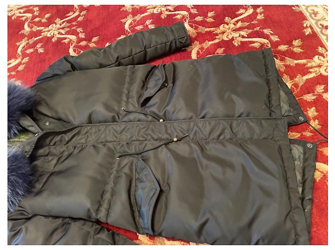 Giacca di pelliccia Mr & Mrs Italy New York nera - vista 12