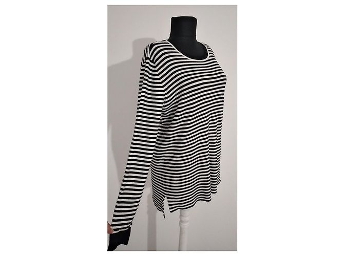 Jersey Michael Kors negro blanco - vista 2