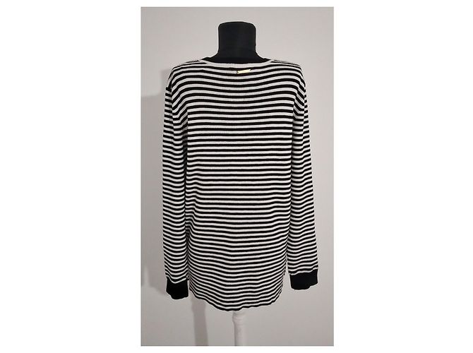 Jersey Michael Kors negro blanco - vista 3