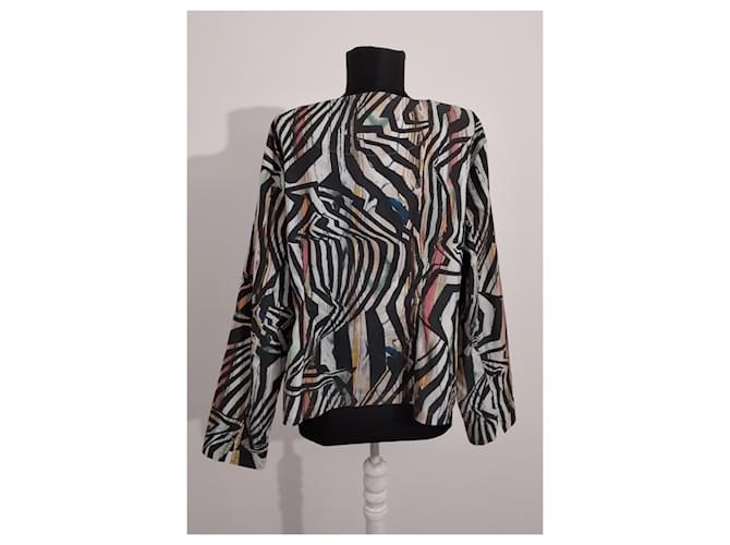 Blazer multicolore in cotone Bitte Kai Rand - vista 3