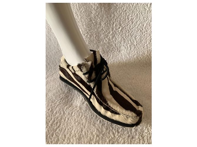 Car Shoes Botas de deserto baixas de cabelo de pônei Multicor - vista 10