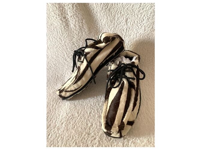 Car Shoes Botas de deserto baixas de cabelo de pônei Multicor - vista 12