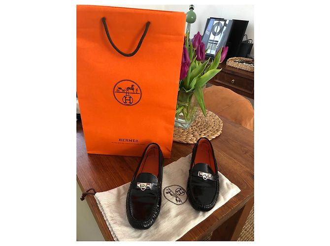 Hermès Irving Medor Loop Negro - vista 9