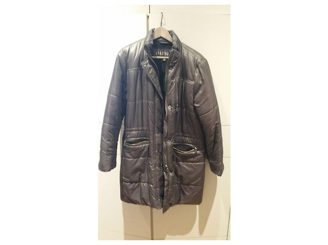 Apostrophe Puffy Jacket Taupe Nylon - view 11