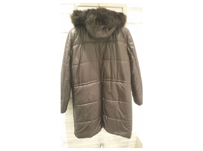 Apostrophe Puffy Jacket Taupe Nylon - view 2