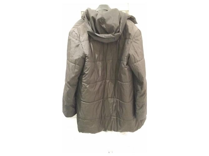 Apostrophe Puffy Jacket Taupe Nylon - view 9