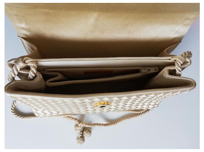 Bottega Veneta Intrecciato collezione primavera/estate pre 2000 Bianco sporco - vista 11