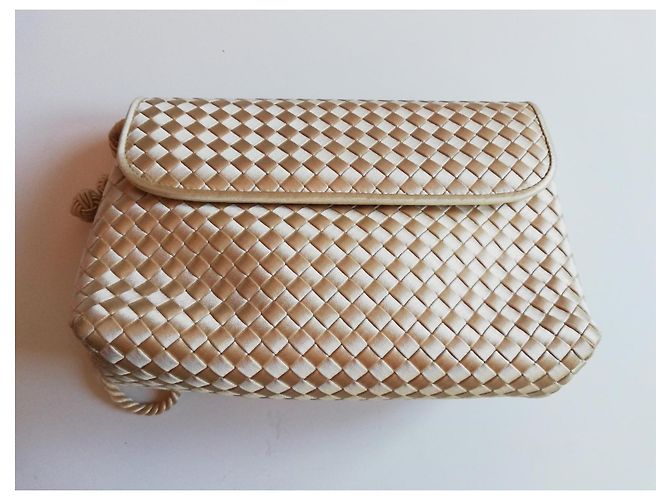Bottega Veneta Intrecciato collezione primavera/estate pre 2000 Bianco sporco - vista 4