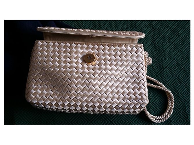 Bottega Veneta Intrecciato collezione primavera/estate pre 2000 Bianco sporco - vista 5