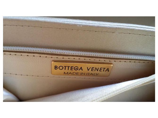 Bottega Veneta Intrecciato collezione primavera/estate pre 2000 Bianco sporco - vista 7