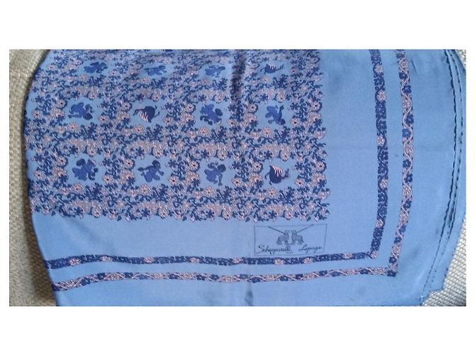Foulard quadrato in seta Schiaparelli Lavanda - vista 3