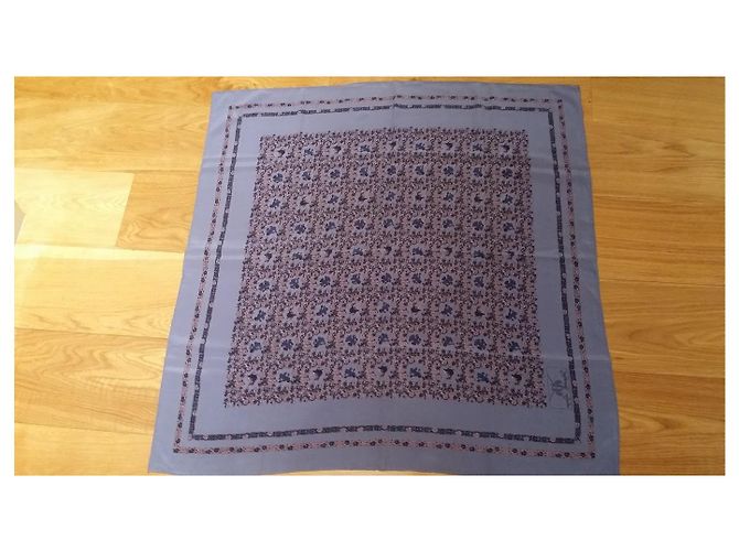 Foulard quadrato in seta Schiaparelli Lavanda - vista 6