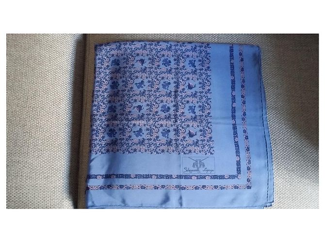 Foulard quadrato in seta Schiaparelli Lavanda - vista 7