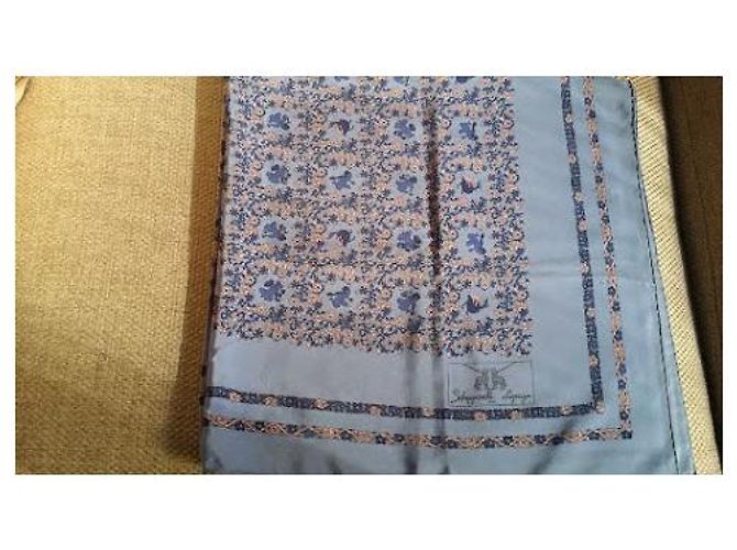 Foulard quadrato in seta Schiaparelli Lavanda - vista 8