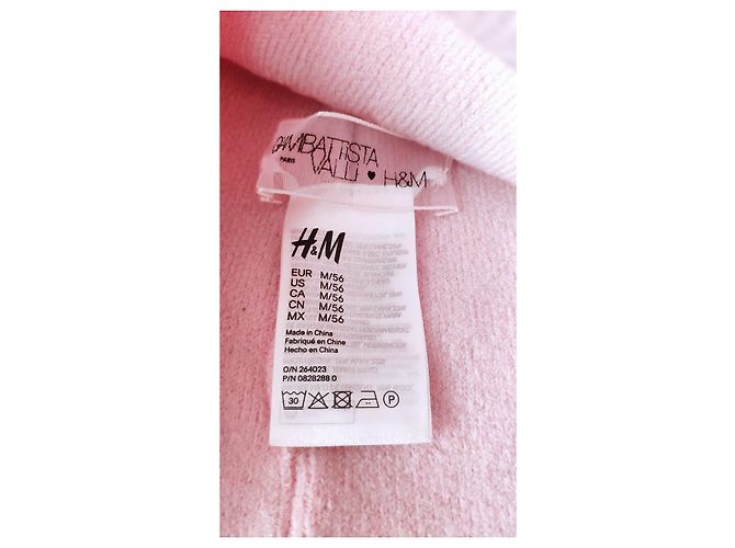 Autre Marque GIAMBATTISTA VALLI H&M BERRETTO IN MISTO LANA ROSA - vista 2