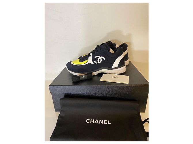 Chanel Sneakers Uomo Nero / Giallo . taille 41 . - vista 5