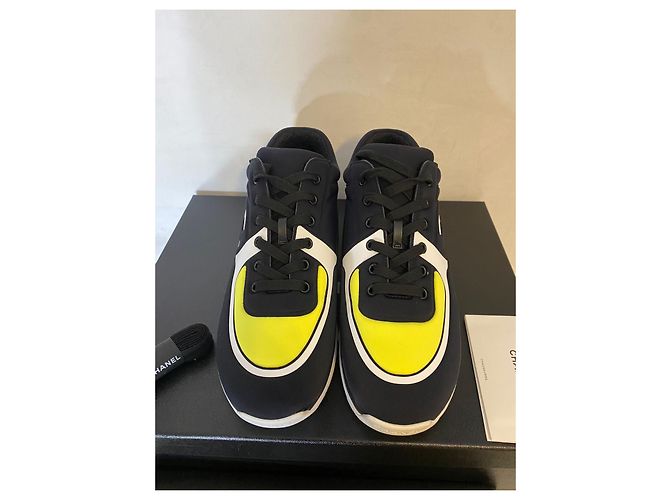 Chanel Sneakers Uomo Nero / Giallo . taille 41 . - vista 6