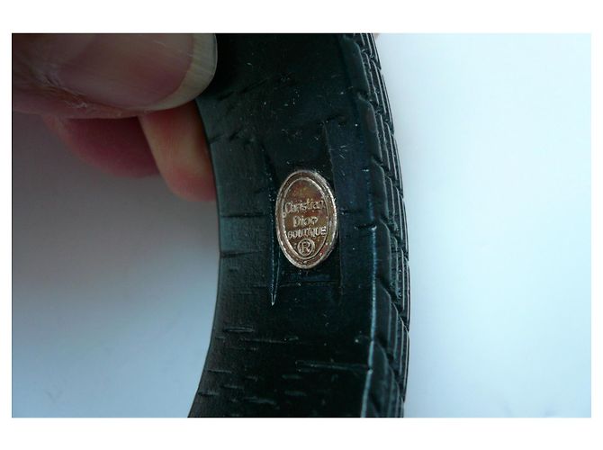 CHRISTIAN DIOR Pulsera de madera de ébano NUEVO ESTADO - vista 3