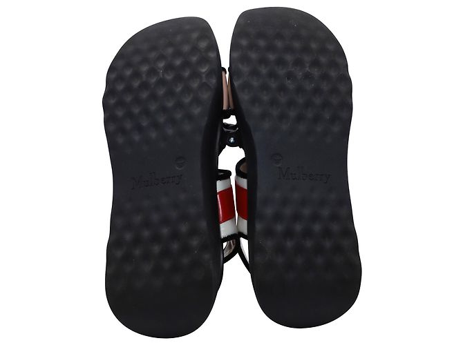 Sandali con plateau Mulberry in pelle multicolore - vista 5