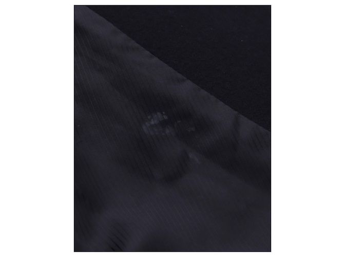 Max Mara Sportmax Malia Mantel mit Gürtel aus Wolle in Mitternachtsblau - Ansicht 7