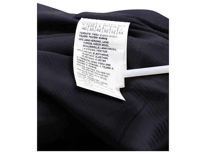 Max Mara Sportmax Malia Mantel mit Gürtel aus Wolle in Mitternachtsblau - Ansicht 8