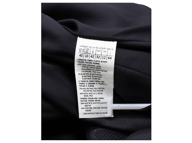 Max Mara Sportmax Malia Mantel mit Gürtel aus Wolle in Mitternachtsblau - Ansicht 9
