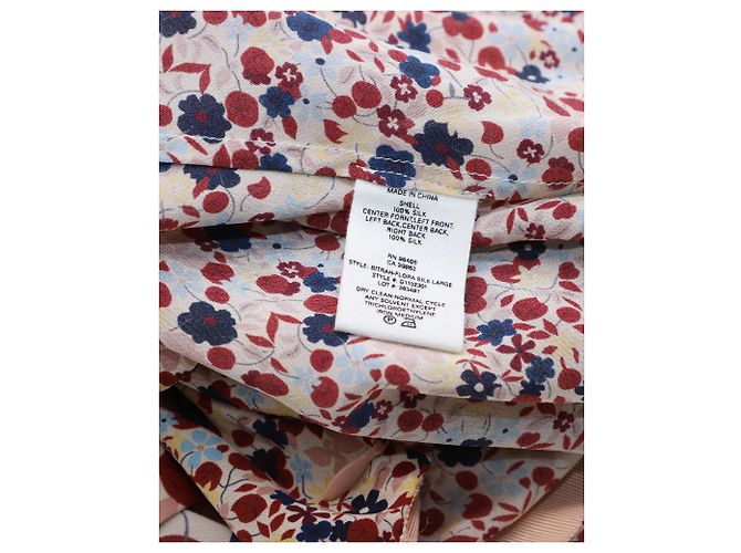 Theory Asymmetrischer Maxirock mit Blumenmuster aus mehrfarbiger Seide - Ansicht 6