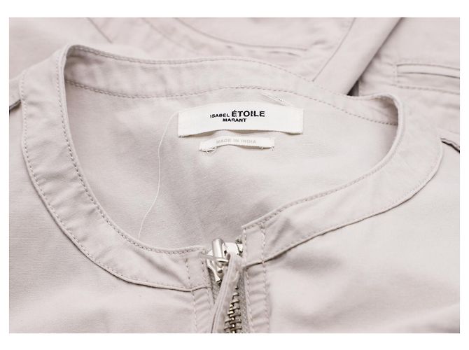 Isabel Marant Mono Leiko en Algodón Crema - vista 3