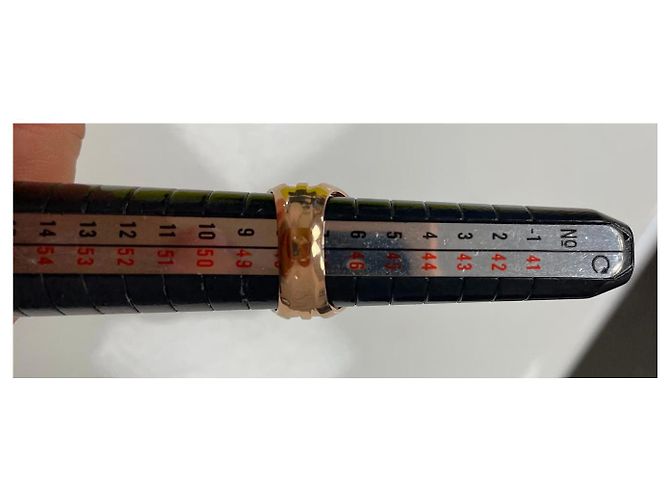 Autre Marque Anello personalizzato in oro rosa e ametista Porpora - vista 6