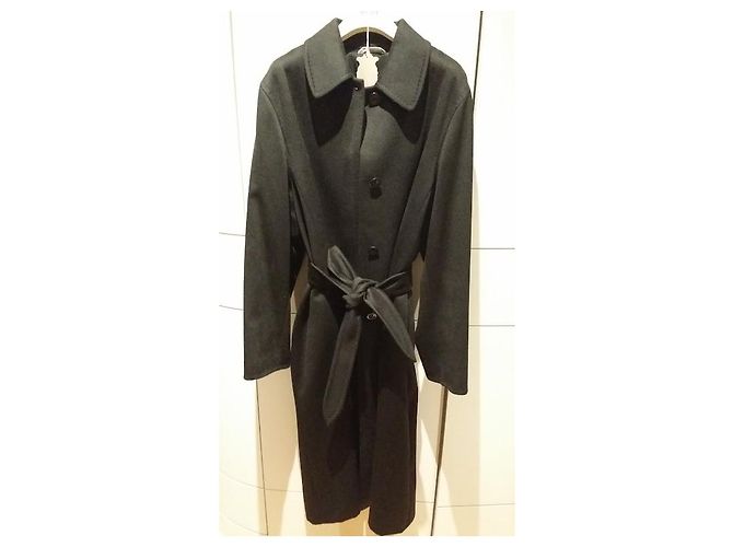 Abrigo Max Mara de cachemira negro - vista 2