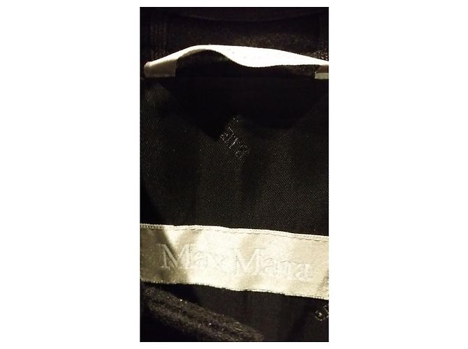 Abrigo Max Mara de cachemira negro - vista 10