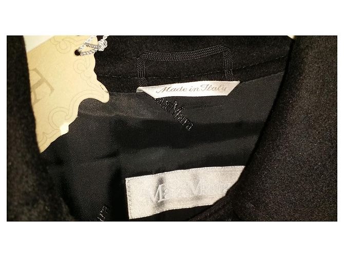 Abrigo Max Mara de cachemira negro - vista 11