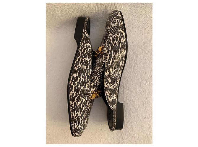 Tory Burch Mules in pelle di serpente - vista 12
