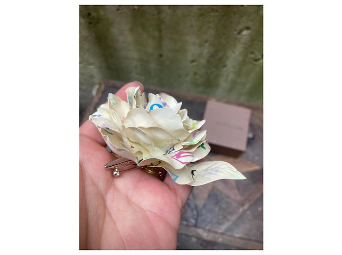 Spilla Louis Vuitton Fleur murakami Multicolore Crudo - vista 4