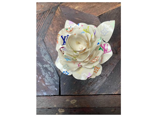 Spilla Louis Vuitton Fleur murakami Multicolore Crudo - vista 7