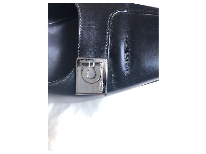 Autre Marque Décolleté Salvatore Ferragamo in pelle nera Nero - vista 7