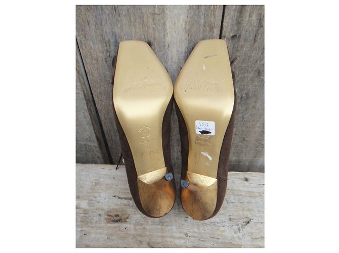 Michel Perry p derby col tacco 37 Marrone scuro - vista 5