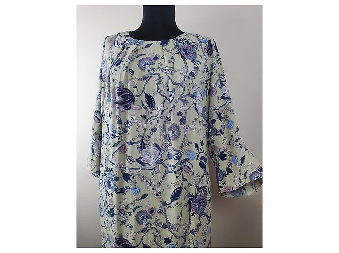 Noa Noa Mehrfarbiges Kleid aus Viskose und Rayon Größe 36 - Ansicht 3