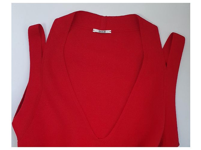 Wolford Kleid Rot Baumwolle Elastan Größe S - Ansicht 8
