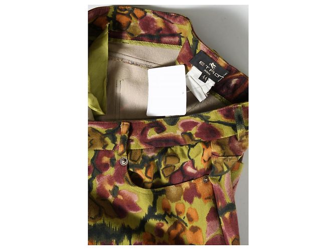 Pantaloni Etro in cotone ed elastan Multicolore - vista 3