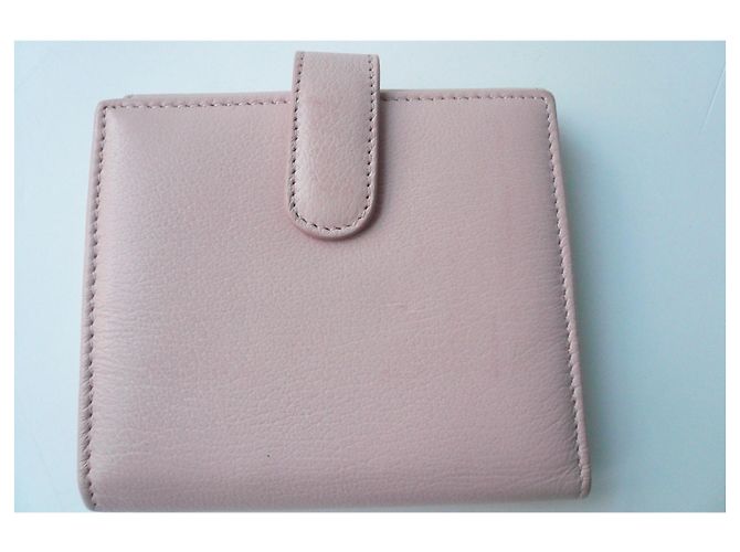 CHANEL Cartera en piel de becerro graneada rosa Camélia BE - vista 2
