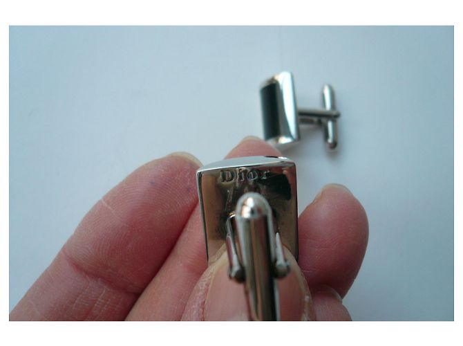Christian Dior Boutique Gemelli in argento sterling ottime condizioni - vista 4