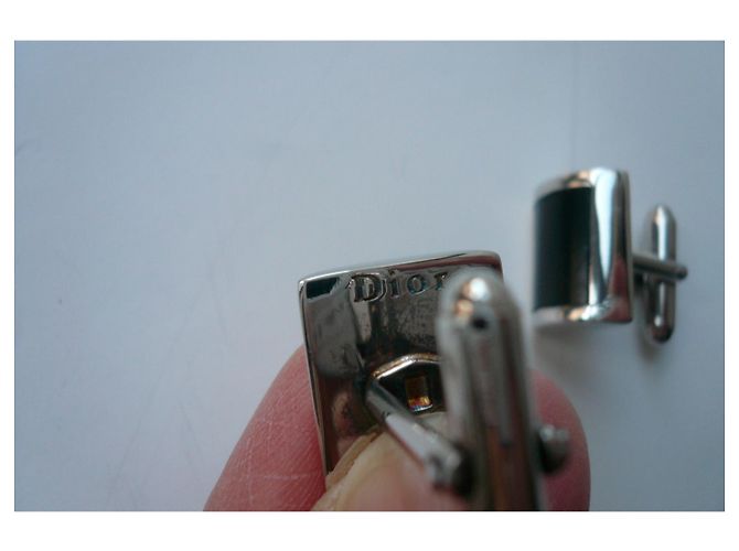 Christian Dior Boutique Gemelli in argento sterling ottime condizioni - vista 5