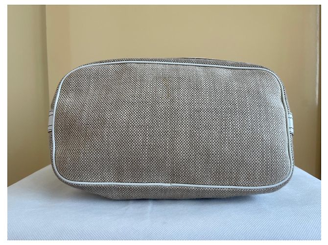 Tod's BORSA A SPALLA TODS IN TELA INTRECCIATA Beige - vista 3