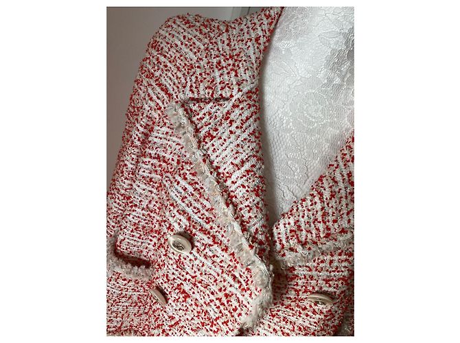 Chanel Falda elegante Roja - vista 3