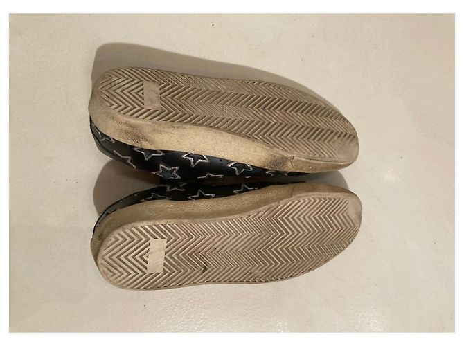 Sneakers Saint Laurent in pelle di agnello nera Nero - vista 7